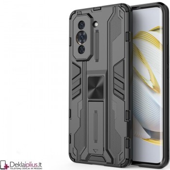 Šarvuotas dėklas su kojele - juodas (Huawei Nova 10 Pro) Šarvuotas dėklas su kojele - juodas (Huawei Nova 10 Pro)